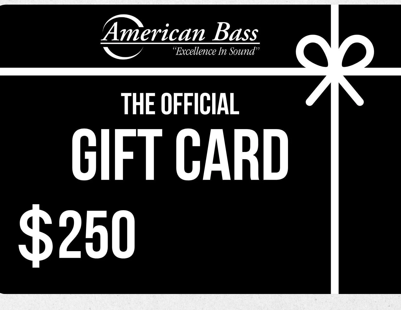 American Bass Audio Gift Card - Image 3