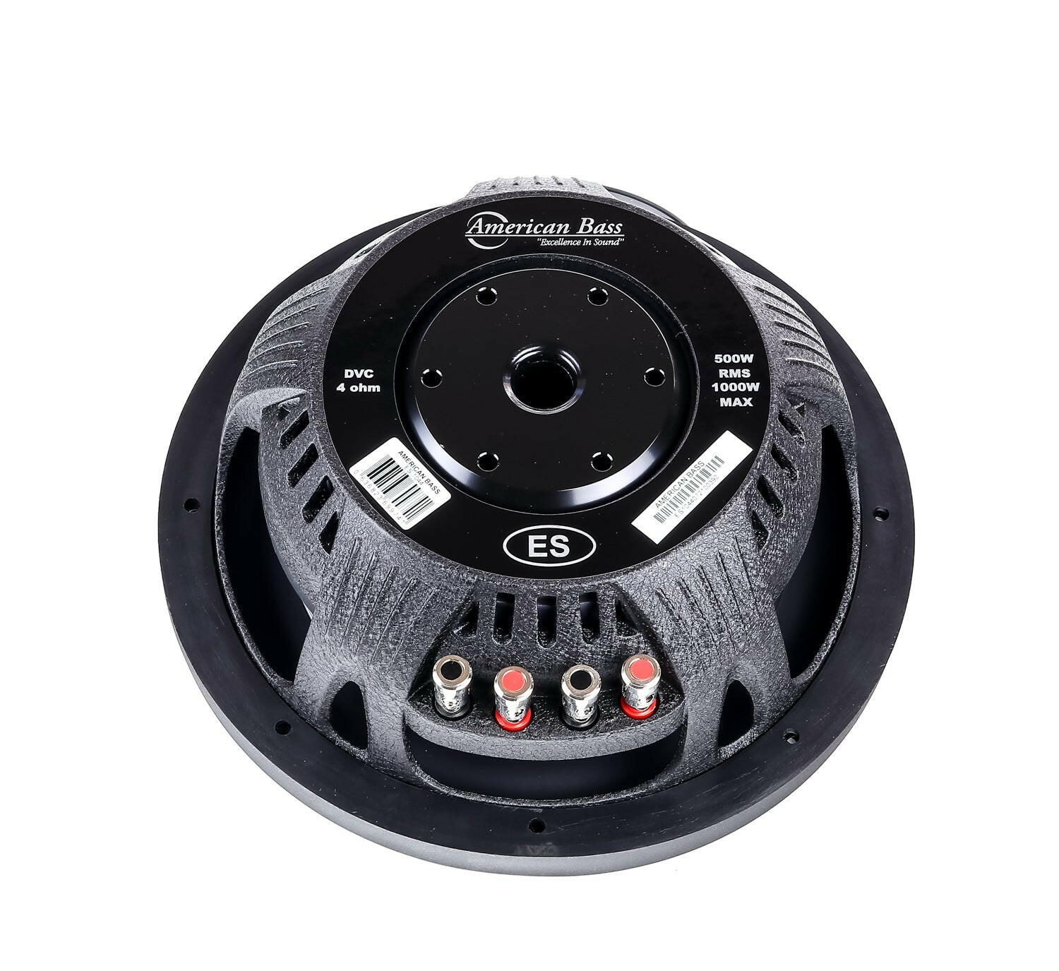 ES 10″ Car Subwoofer | 500 Watts RMS | Dual Voice Coil 2 Ohm or 4 Ohm (Shallow Mount) - Image 2
