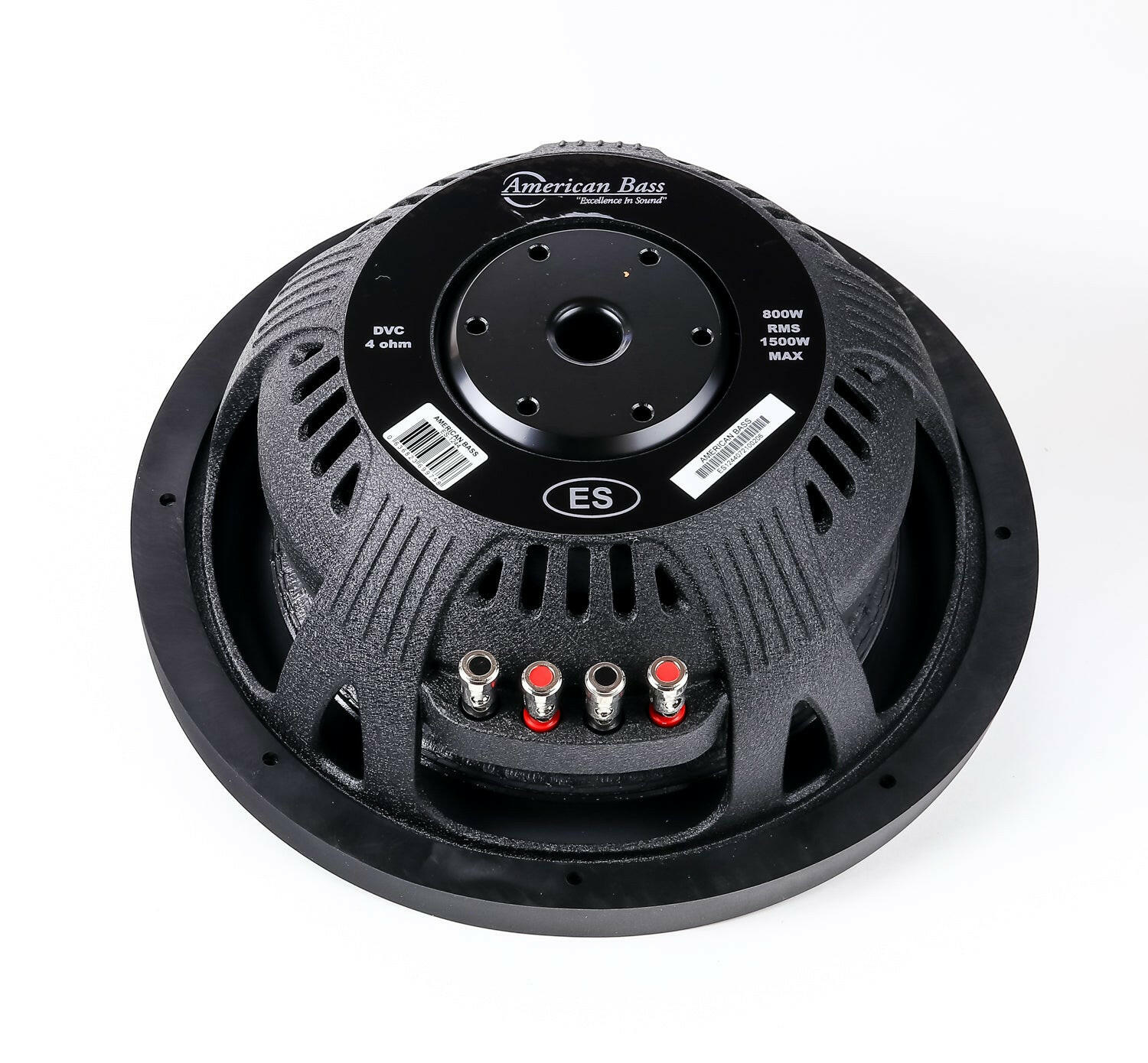 ES 12″ Car Subwoofer | 800 Watts RMS | Dual Voice Coil 2 Ohm or 4 Ohm (Shallow Mount) - Image 2