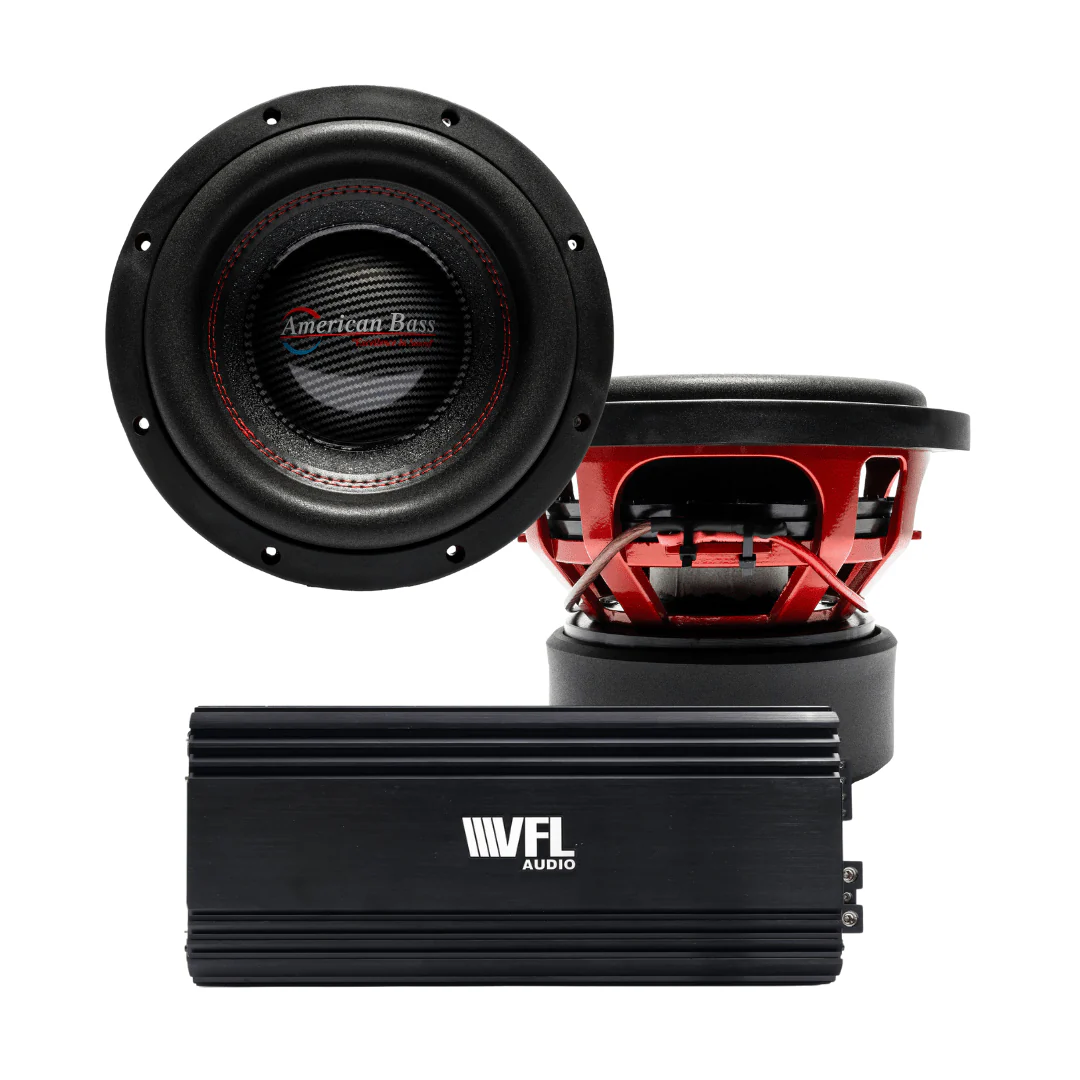 Power Pack: 2 Hawk 10 Subwoofers + VFL Stealth 5500.1D Amplifier