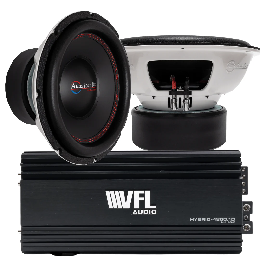 Power Pack: 2 Titan 1244 Subwoofers + VFL Hybrid 4800.1 Amplifier