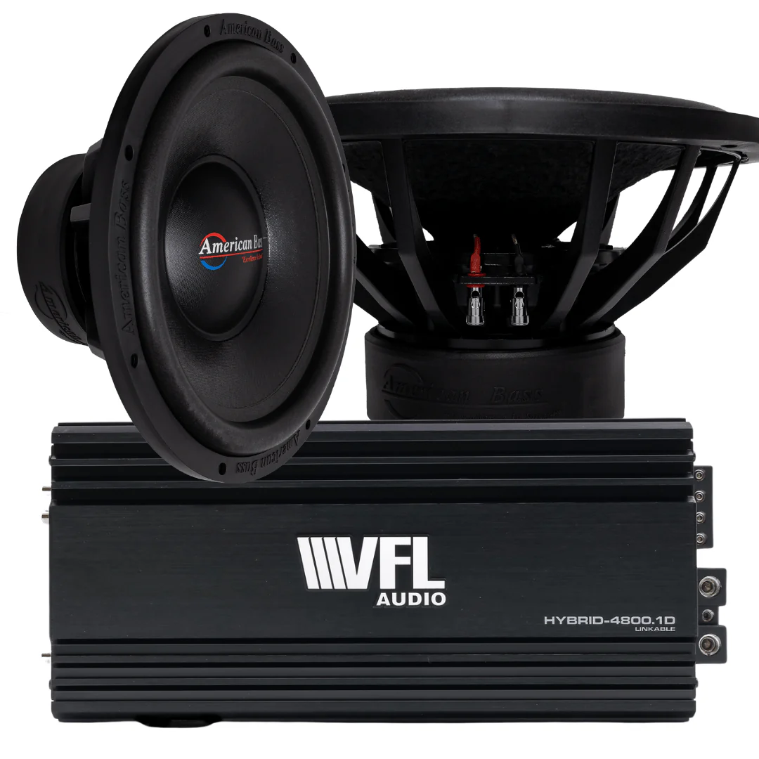 Power Pack: 2 Titan 1544 Subwoofers + VFL Hybrid 4800.1 Amplifier