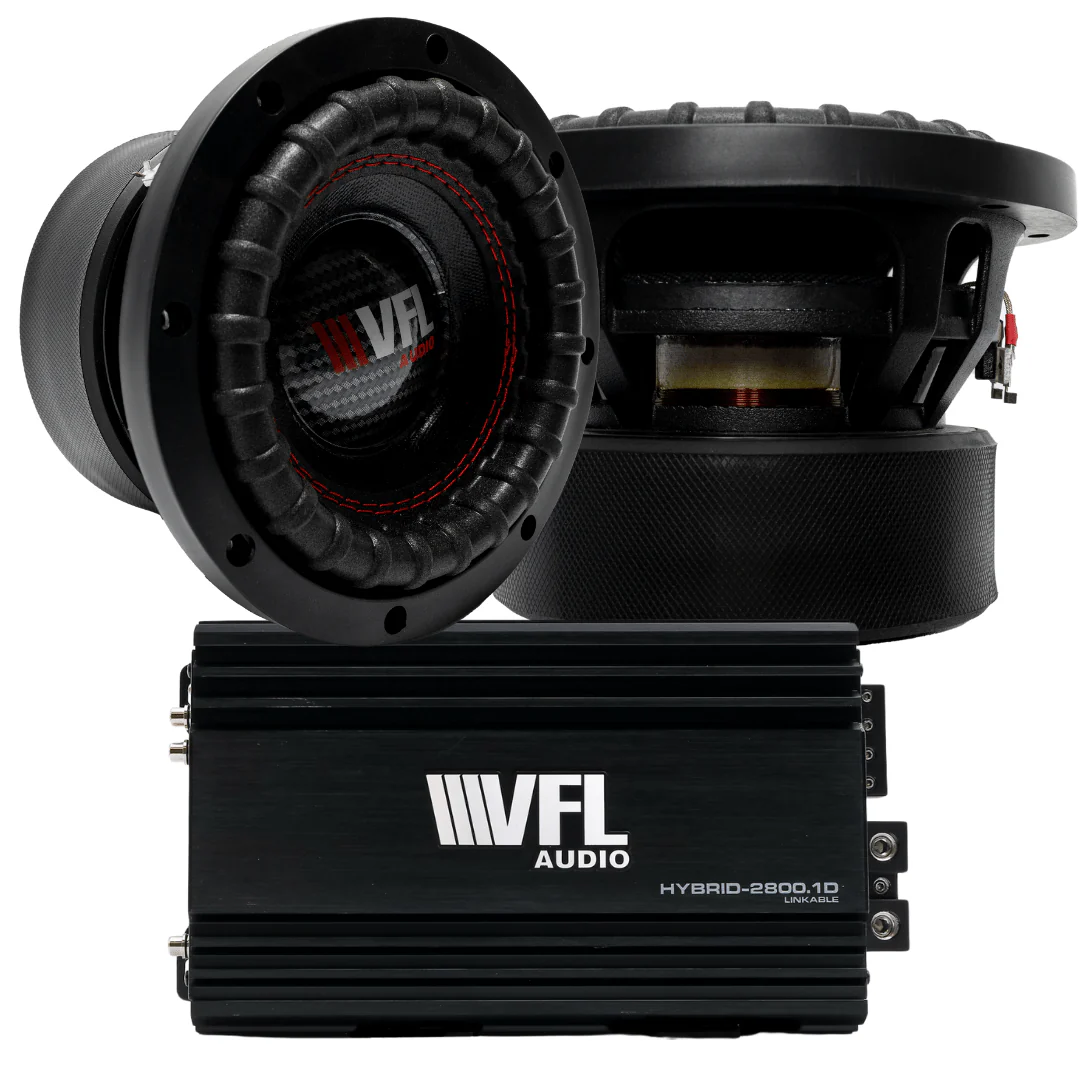 Power Pack: 2 VFL 65 D4 Subwoofers + VFL Hybrid 2800.1 Amplifier