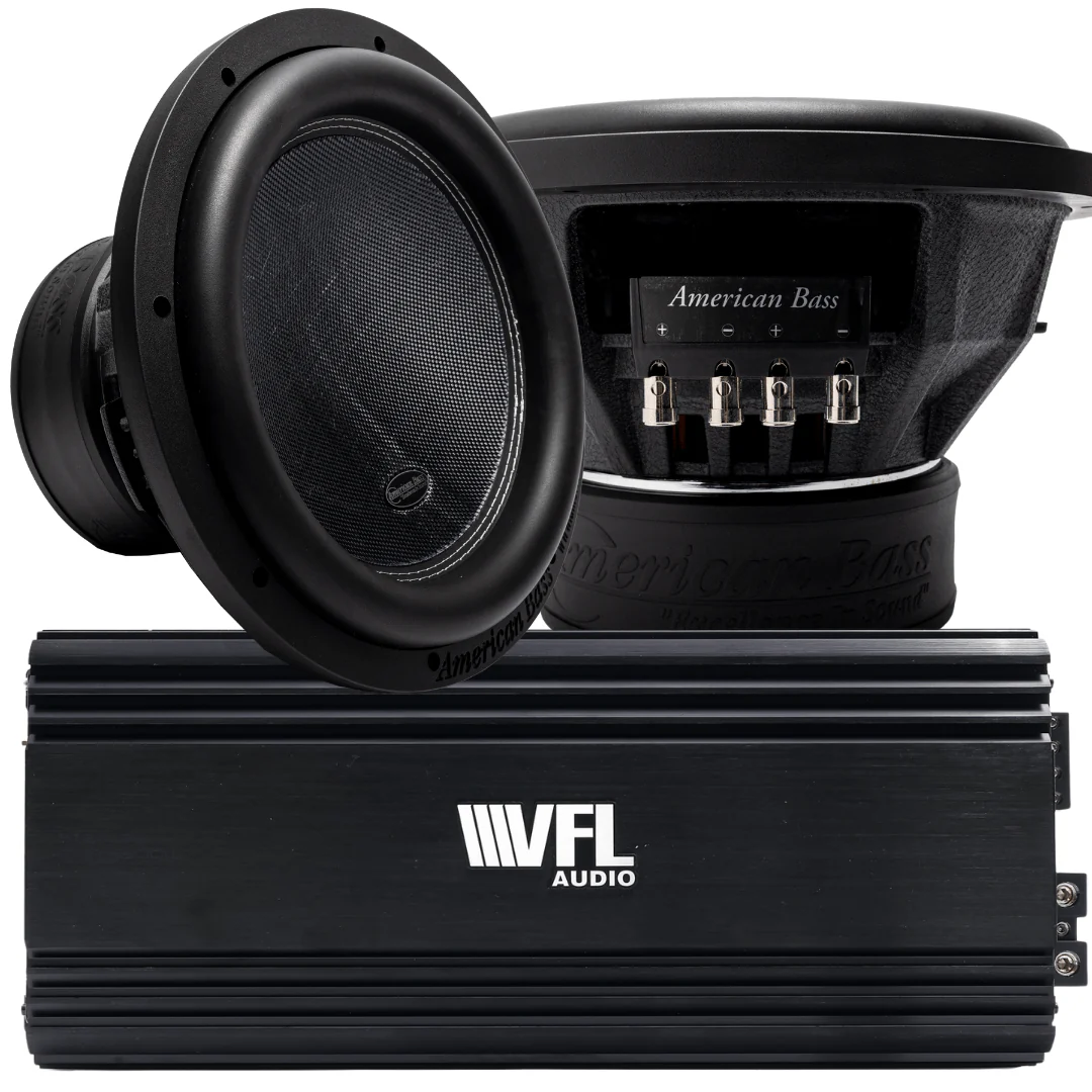 Power Pack: 2 XR 15 Subwoofers + VFL Stealth 5500.1D Amplifier