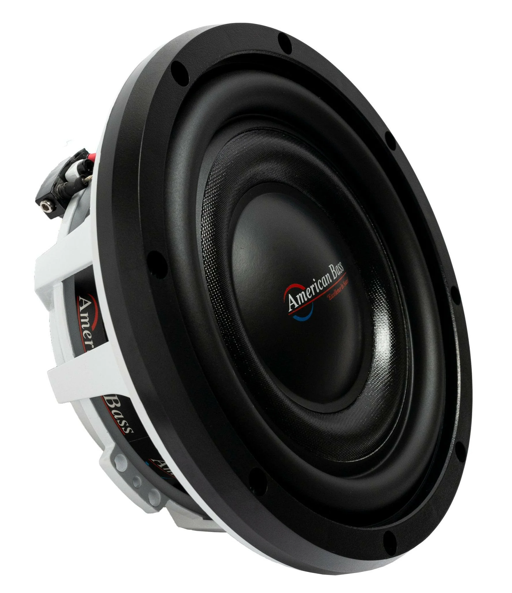 Titanium 8″ Car Subwoofer | 500 Watts RMS | Dual Voice Coil 4 Ohm (Shallow Mount)